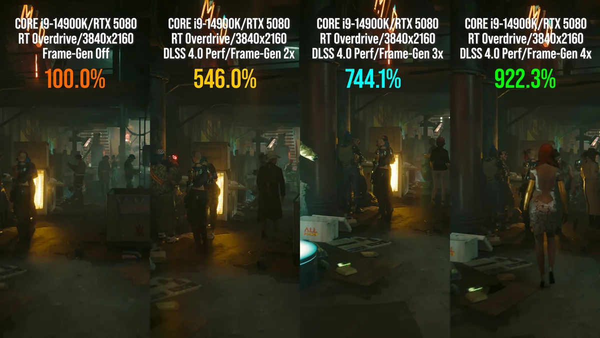 Cyberpunk 2077 уже протестировали на RTX 5080 — игра стала еще красивее Cyberpunk 2077 уже протестировали на RTX 5080 — игра стала еще красивее