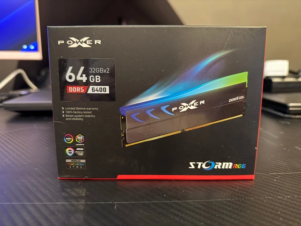 Silicon Power XPOWER Storm RGB 2x32 ГБ DDR5-6400 – мощь, скорость и стиль в одном комплекте Silicon Power XPOWER Storm RGB 2x32 ГБ DDR5-6400 – мощь, скорость и стиль в одном комплекте