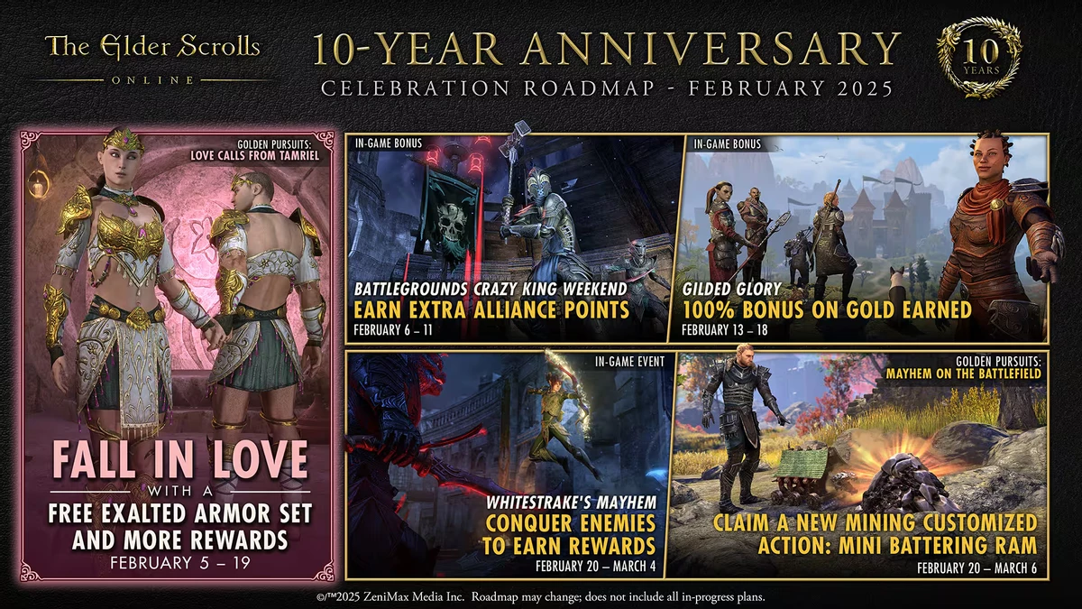 Разработчики The Elder Scrolls Online рассказали о том, какие активности и события ждут игроков в феврале Разработчики The Elder Scrolls Online рассказали о том, какие активности и события ждут игроков в феврале