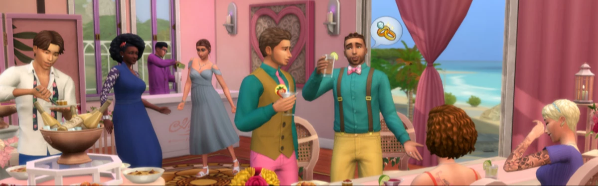 EA отказалась выпускать лесбийские* «Свадебные истории» для The Sims 4 в России
