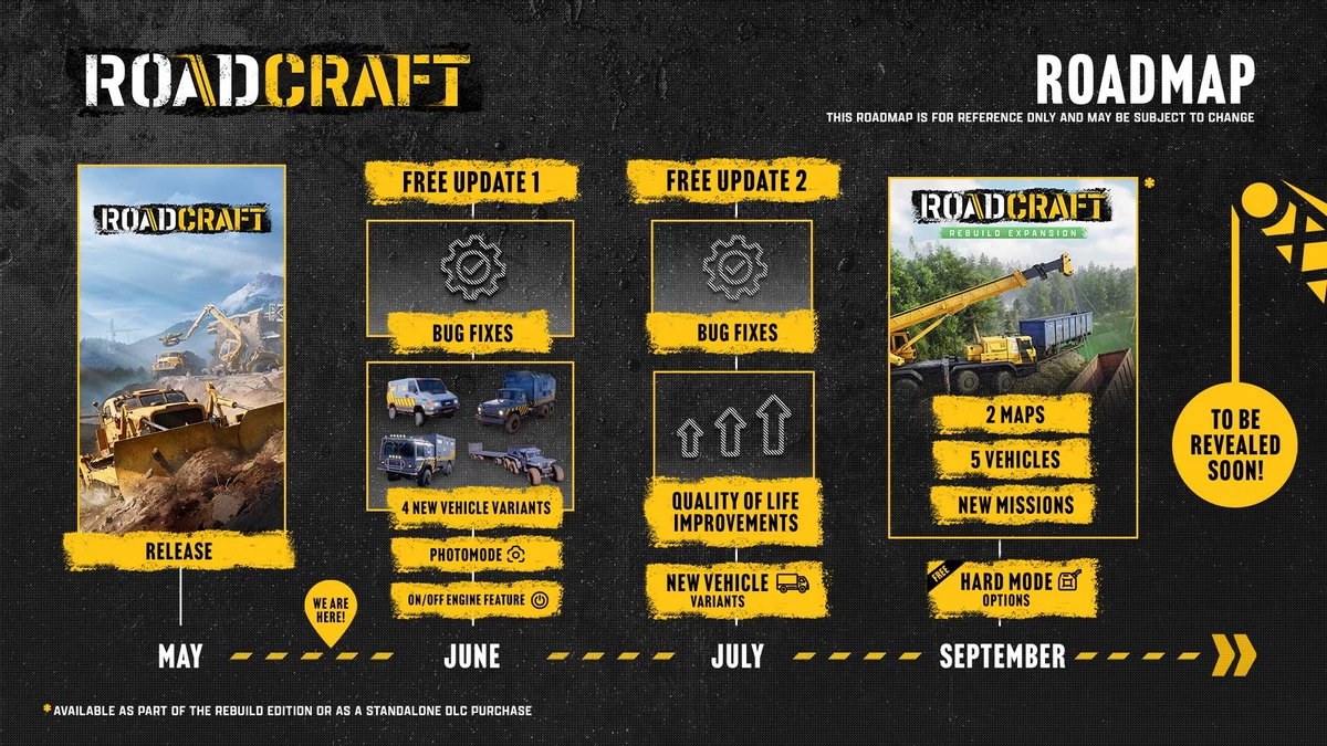 Дорожная карта RoadCraft — больше машин, карт и фоторежим