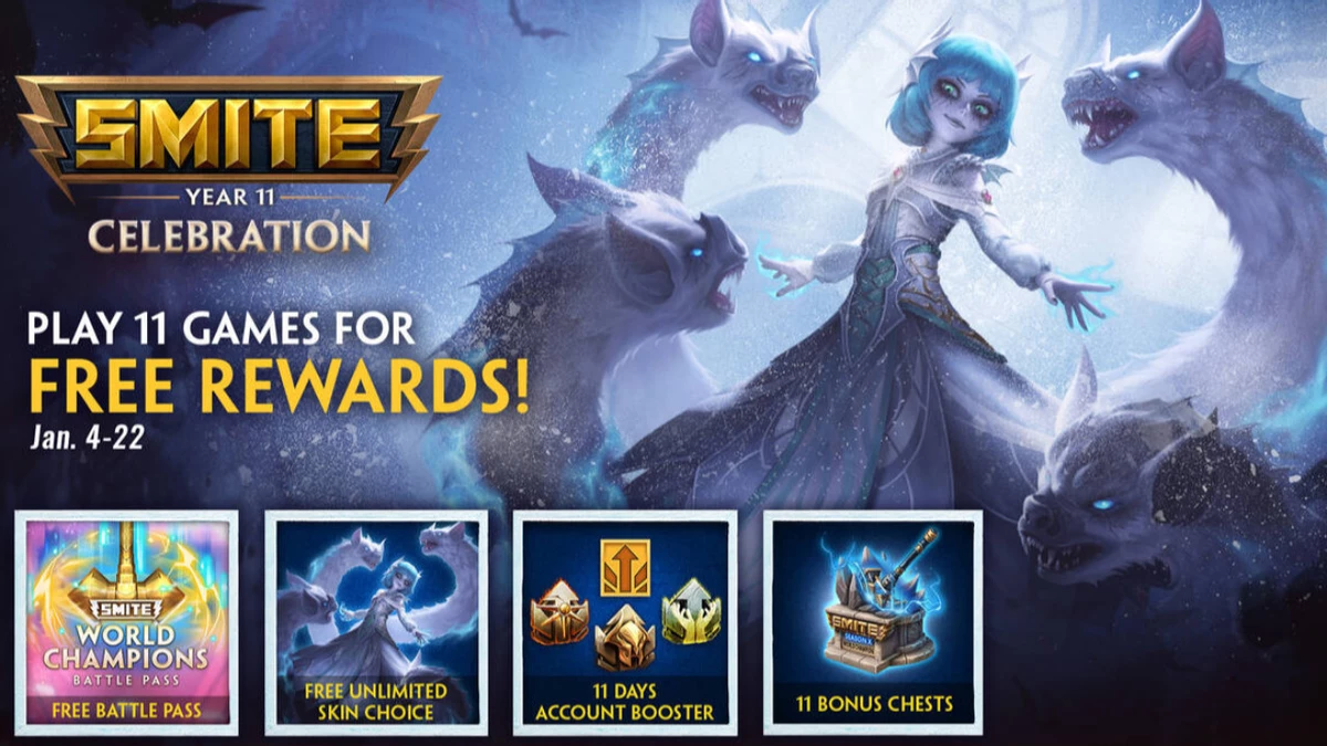 SMITE дарит всем игрокам подарки в честь своего дня рождения, но есть нюанс SMITE дарит всем игрокам подарки в честь своего дня рождения, но есть нюанс