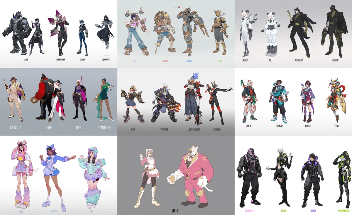Разработчики Overwatch 2 провели масштабный опрос игроков о новых обликах героев Разработчики Overwatch 2 провели масштабный опрос игроков о новых обликах героев