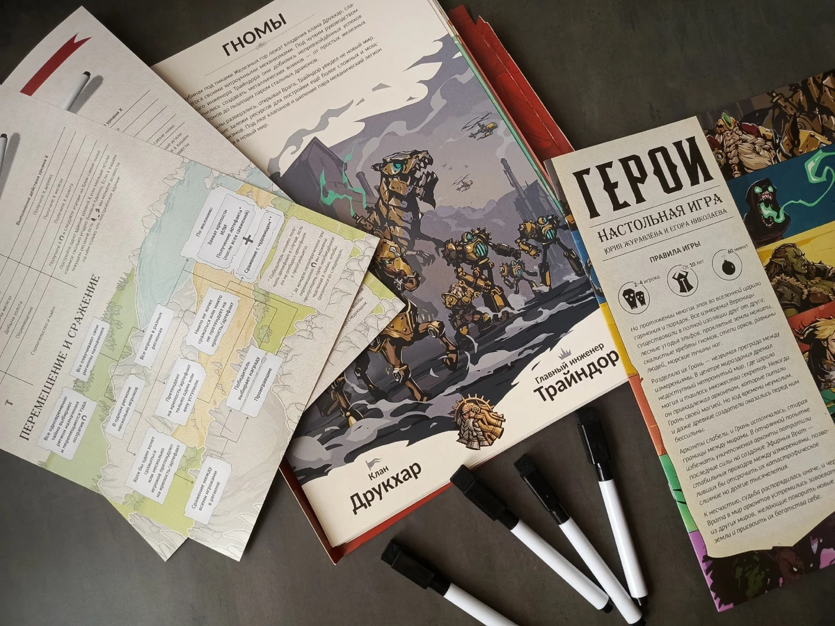 Настольная игра Герои: недорогая стратегия, вдохновленная легендарной видеоигрой Настольная игра Герои: недорогая стратегия, вдохновленная легендарной видеоигрой