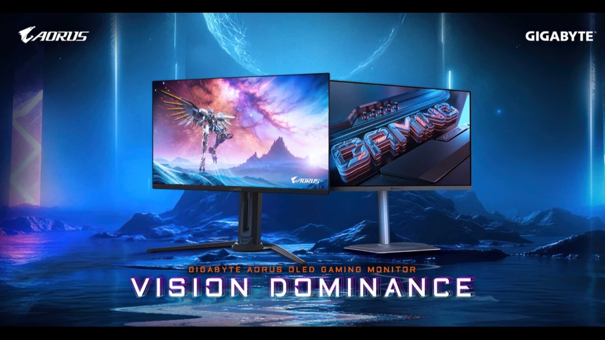 GIGABYTE представляет два революционных QD-OLED монитора на выставке CES 2025 GIGABYTE представляет два революционных QD-OLED монитора на выставке CES 2025