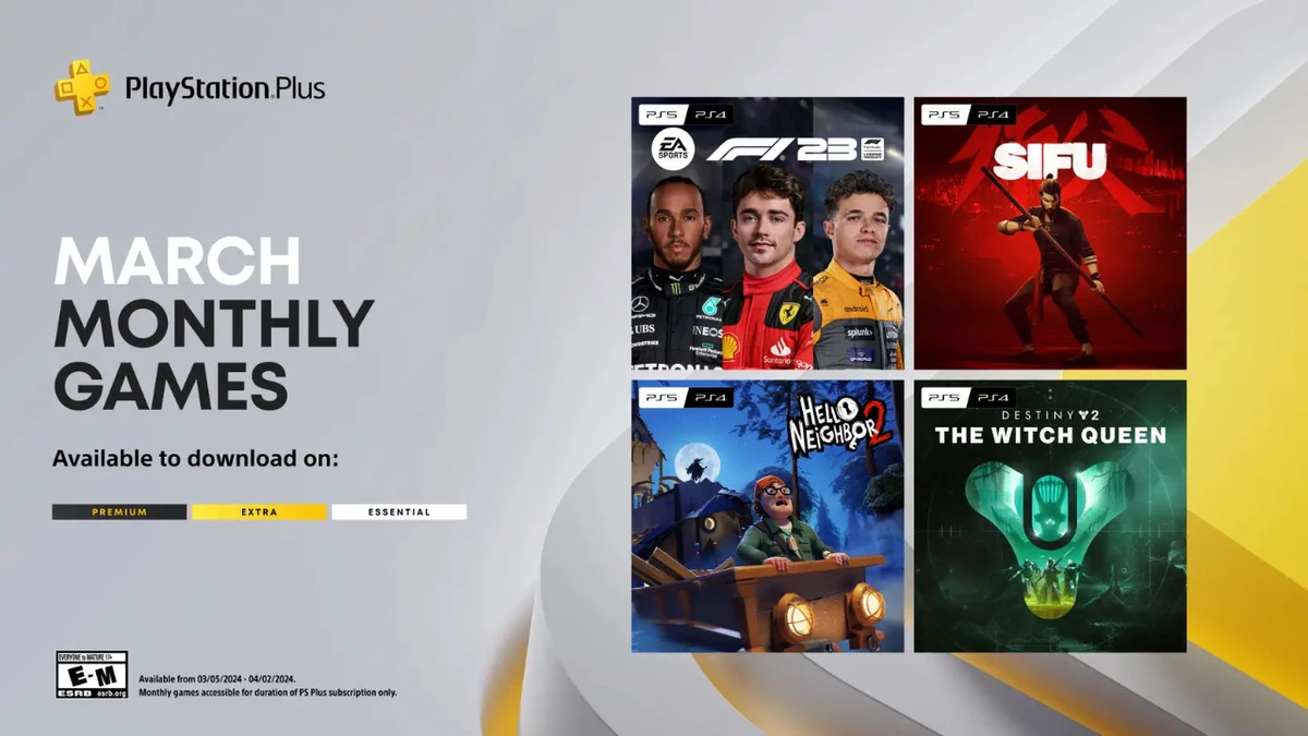 Sony представила мартовскую подборку игр для подписчиков PlayStation Plus Sony представила мартовскую подборку игр для подписчиков PlayStation Plus