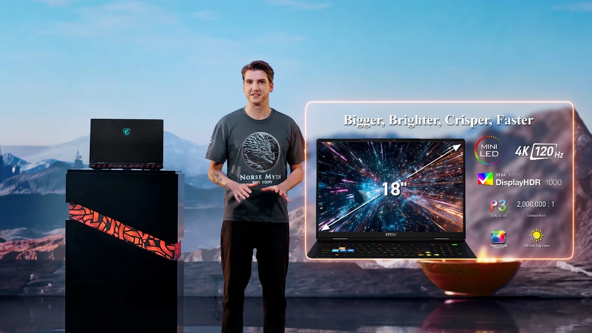 MSI представила ноутбуки с видеокартами серии RTX 50, вдохновленные норвежской мифологией MSI представила ноутбуки с видеокартами серии RTX 50, вдохновленные норвежской мифологией