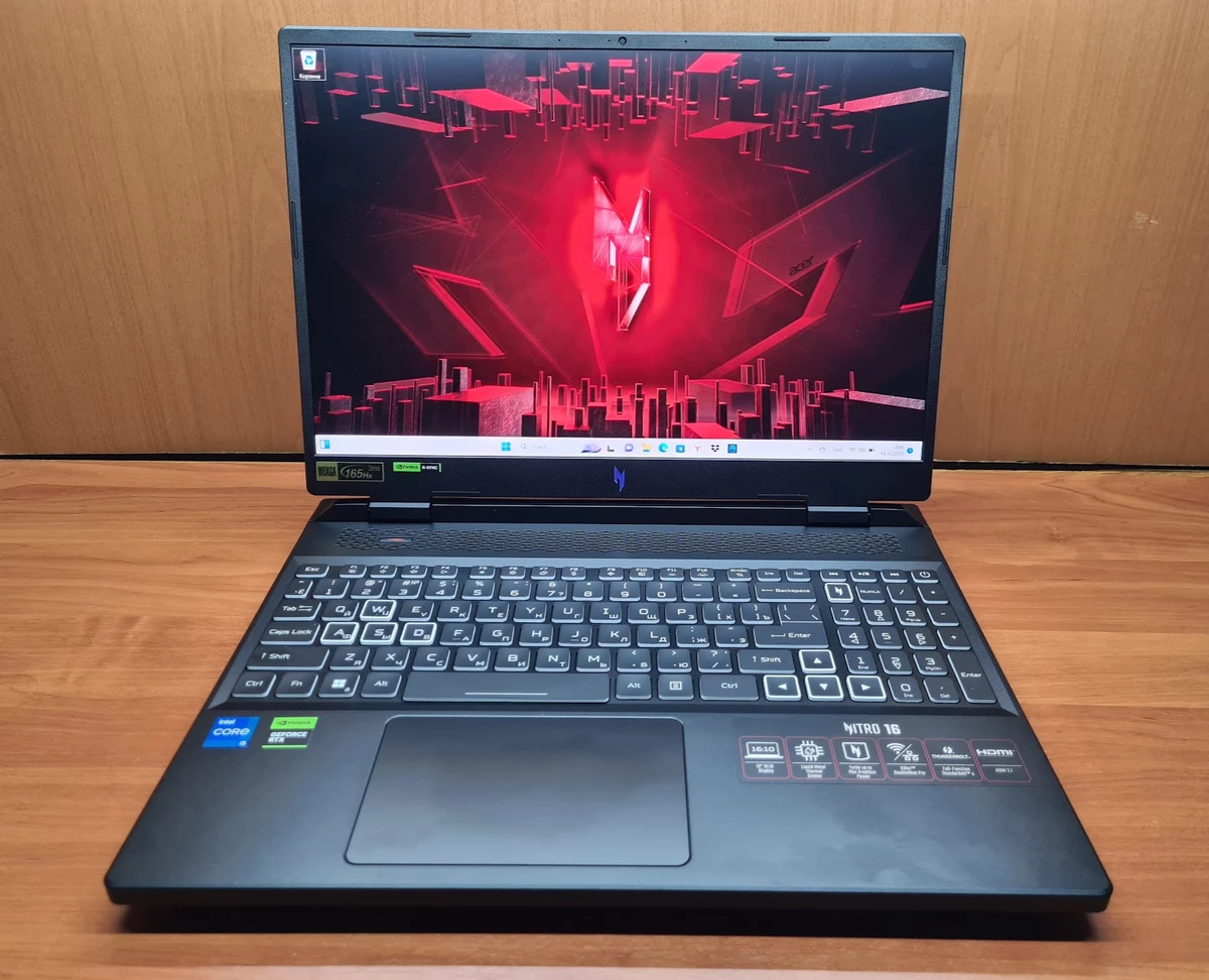 Обзор игрового ноутбука Nitro 16 от Acer с i5-13500H и RTX 4050 внутри Обзор игрового ноутбука Nitro 16 от Acer с i5-13500H и RTX 4050 внутри