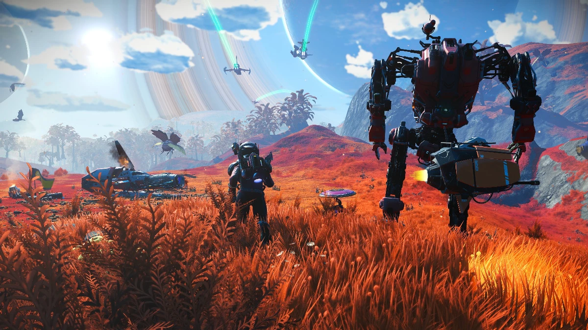 Новые орбитальные станции и кастомизация кораблей появились в No Man's Sky Новые орбитальные станции и кастомизация кораблей появились в No Man's Sky