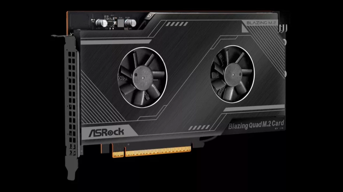 ASRock представила PCIe-карту для четырех PCIe 5.0 SSD и скоростей в 128 Гб/с ASRock представила PCIe-карту для четырех PCIe 5.0 SSD и скоростей в 128 Гб/с