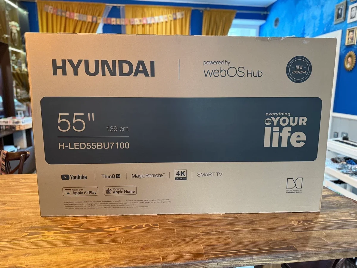 Hyundai H-LED55BU7100: доступный 4K-телевизор с WebOS и отличным качеством изображения Hyundai H-LED55BU7100: доступный 4K-телевизор с WebOS и отличным качеством изображения