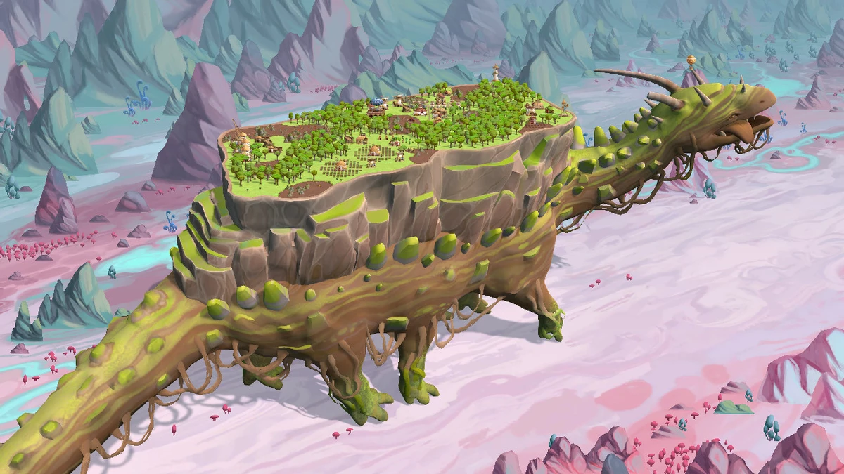 Стратегия про город на спине гуляющего динозавра The Wandering Village вышла из раннего доступа в релиз Стратегия про город на спине гуляющего динозавра The Wandering Village вышла из раннего доступа в релиз