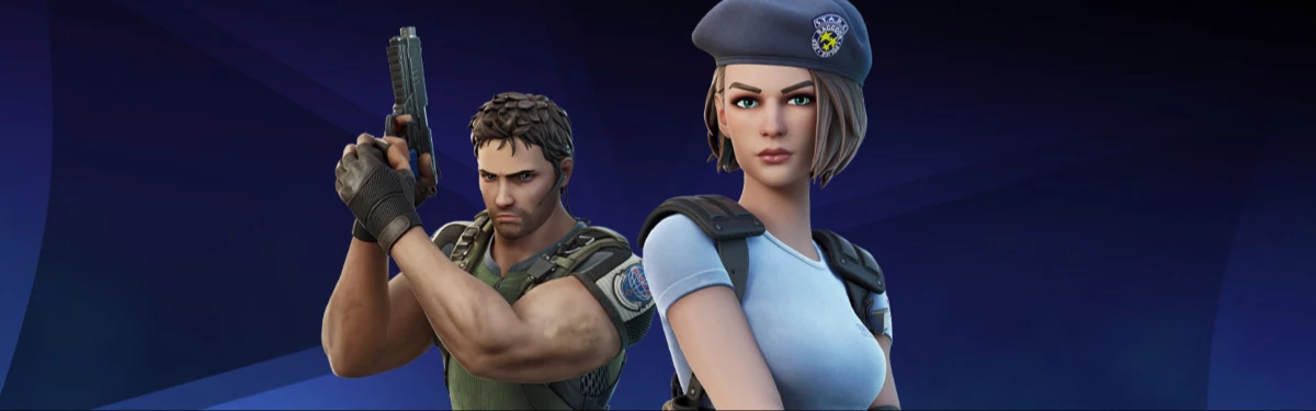Джилл Валентайн и Крис Рэдфилд появились в Fortnite Джилл Валентайн и Крис Рэдфилд появились в Fortnite