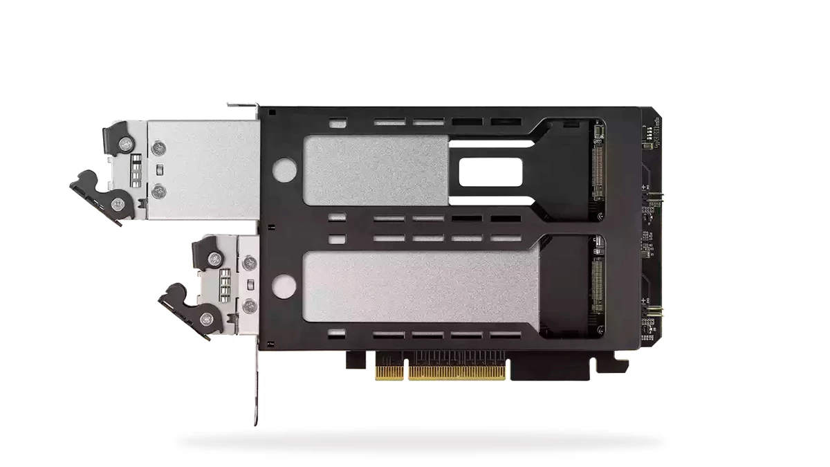 Замена M.2 SSD без раскручивания ПК? Легко! Однако потребуется лишний слот x16 Замена M.2 SSD без раскручивания ПК? Легко! Однако потребуется лишний слот x16