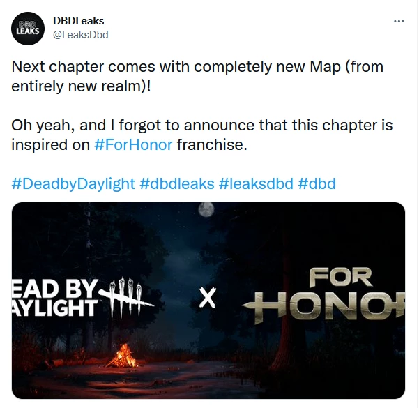Следующая глава Dead by Daylight может быть связана с экшеном For Honor Следующая глава Dead by Daylight может быть связана с экшеном For Honor