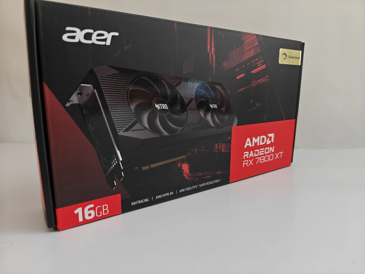 Обзор видеокарты Nitro Radeon RX 7800 XT OC от Acer Обзор видеокарты Nitro Radeon RX 7800 XT OC от Acer
