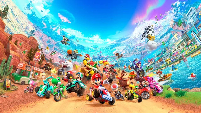 Много геймплея Mario Kart World, Donkey Kong Bananza и других игр Switch 2